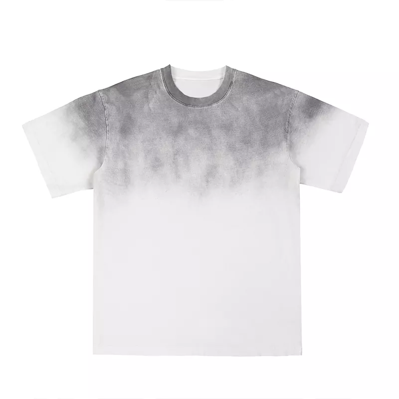 Por que a camiseta masculina de algodão gradiente lavado solto da GOODTEX é a escolha perfeita para homens modernos