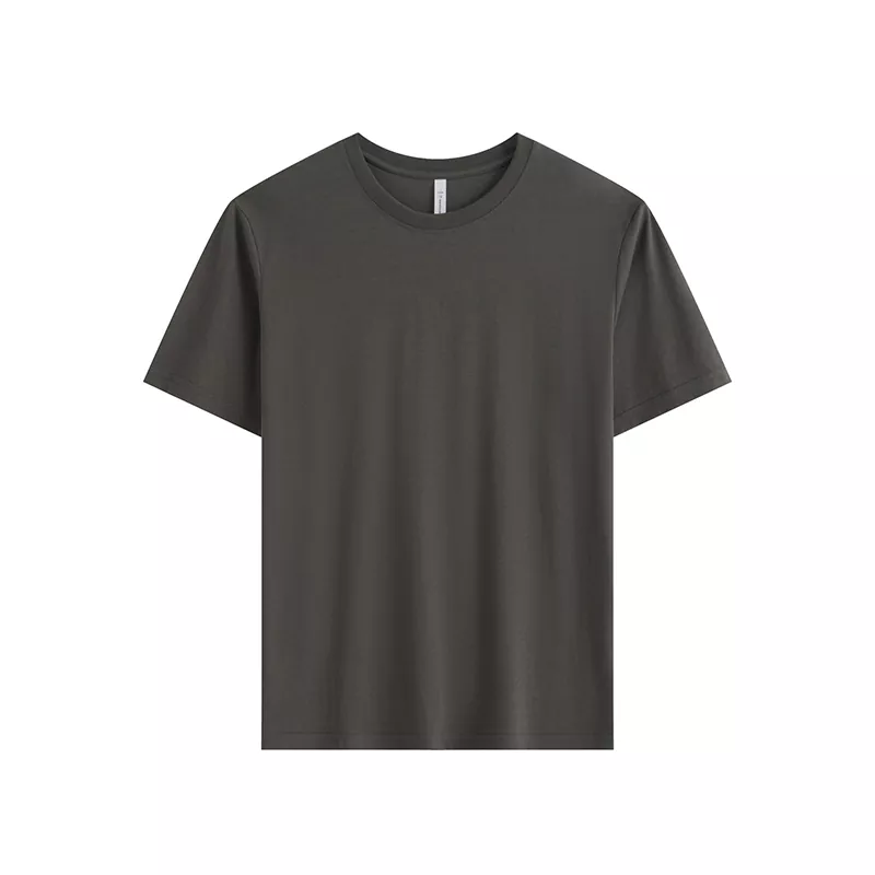 Summer Cool Sensation Mercerized Cotton Crew Neck Men's T-shirt