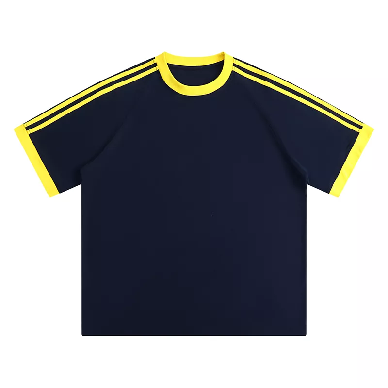 Unisex Color-Block Raglan Sleeve Short-Sleeve Men's T-Shirt