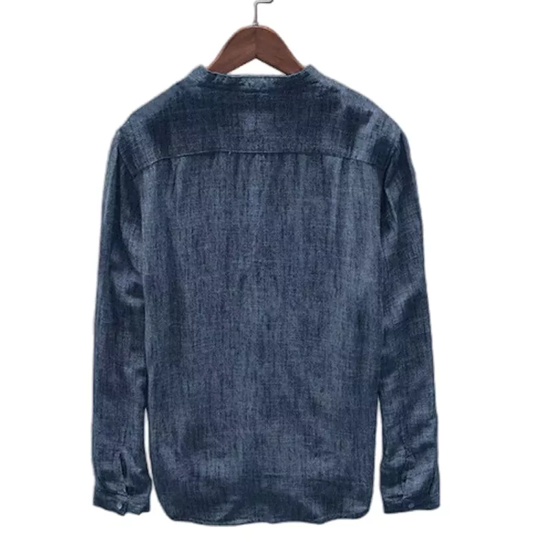 Pullover Solid Color Loose Long Sleeve Shirt